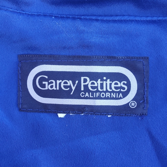 Vintage 80's Blue Business Jumpsuit One Piece (Petite Short Fit) - Picture 6 of 15